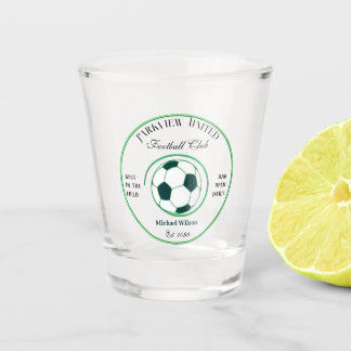 Soccer Football Club Bar Shot Glasses