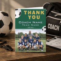 Soccer Football Coach Team Photo