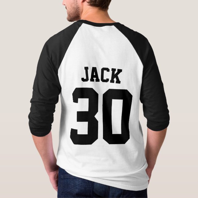 Soccer Football Custom Name And Number T-Shirt (Back)