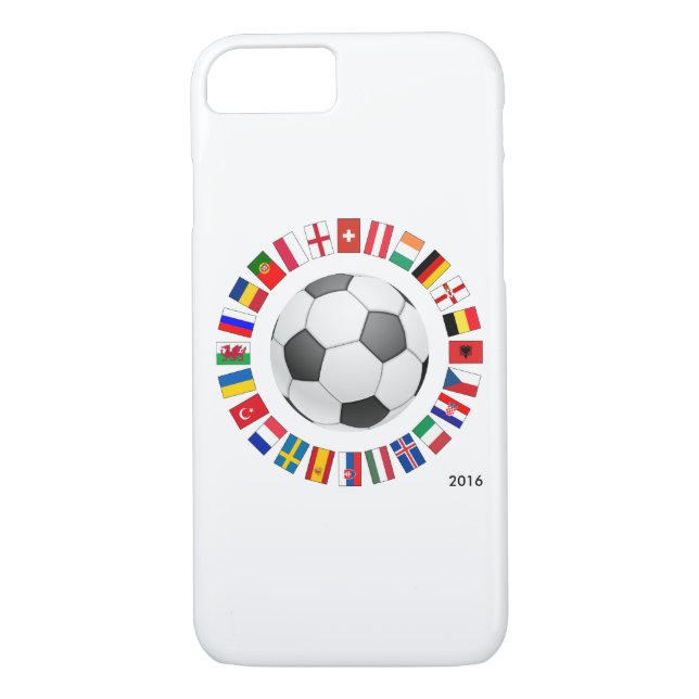 Soccer Football European Championship 2016 Case-Mate iPhone Case (Back)