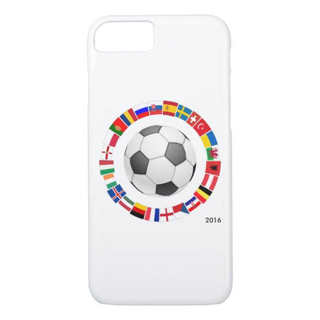 Soccer Football European Championship 2016 Case-Mate iPhone Case (Back)