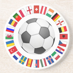 Soccer Football European Championship 2016 Coaster