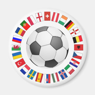 Soccer Football European Championship 2016 Magnet