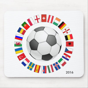 Soccer Football European Championship 2016 Mouse Mat