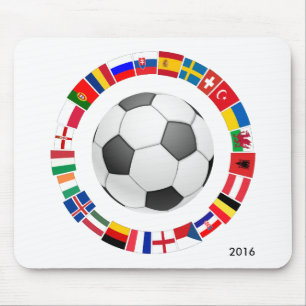 Soccer Football European Championship 2016 Mouse Mat