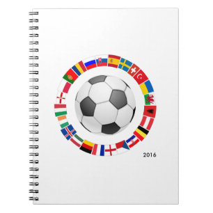 Soccer Football European Championship 2016 Notebook