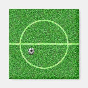 Soccer Football Field Ball - Magnet
