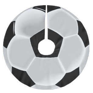 Soccer Football Futbol Ball Brushed Polyester Tree Skirt