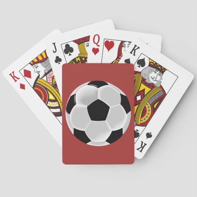 Soccer Football Futbol Ball Playing Cards (Back)