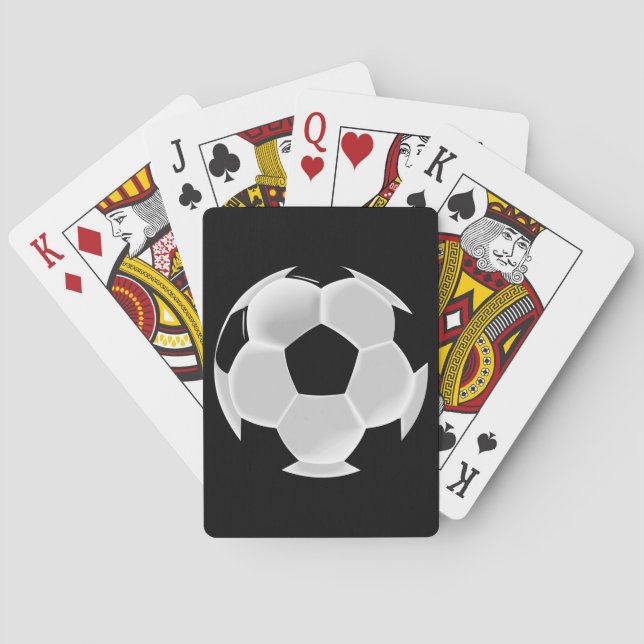 Soccer Football Futbol Ball Playing Cards (Back)