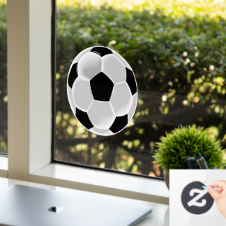 Soccer Football Futbol Ball Window Cling