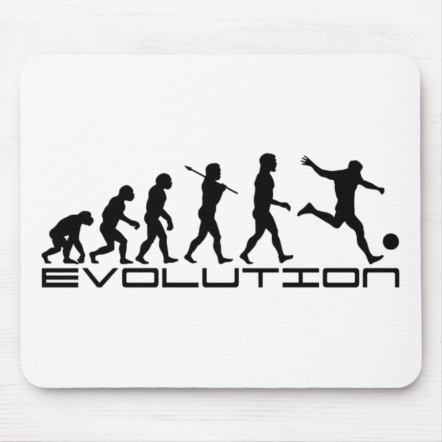 Soccer Football Futbol Sport Evolution Art Mouse Mat (Front)
