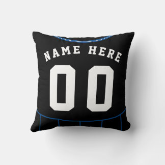 Soccer Football Jersey Name Number Template Cushion
