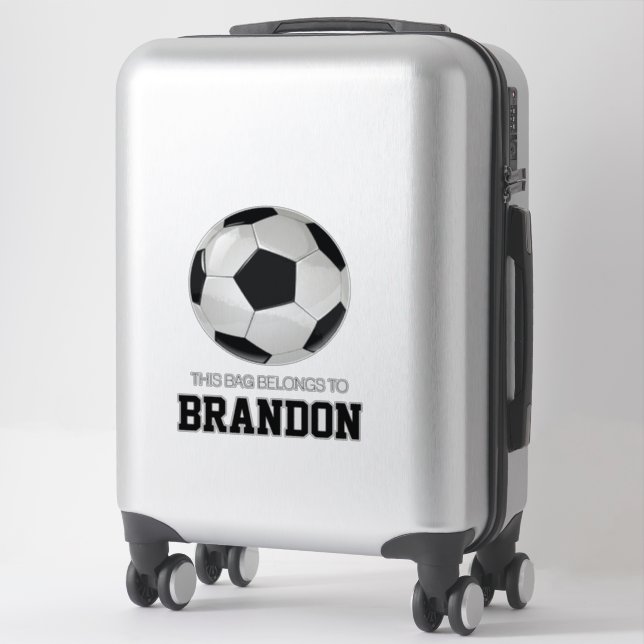 Soccer Football Kids Vinyl (Suitcase)