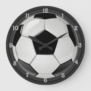 Soccer (Football) Large Clock