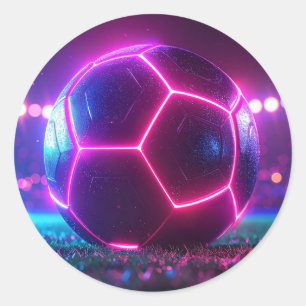 Soccer Football Mega Stadium Classic Round Sticker