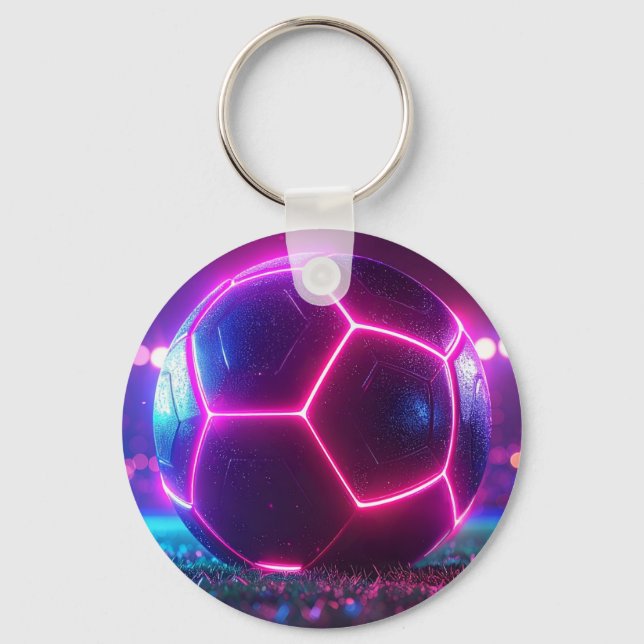 Soccer Football Mega Stadium Key Ring (Front)