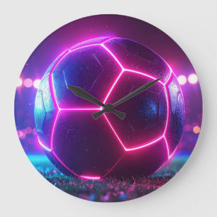 Soccer Football Mega Stadium Large Clock