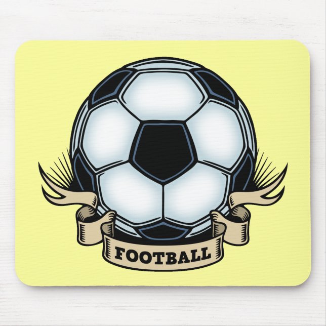 Soccer - Football Mouse Mat (Front)