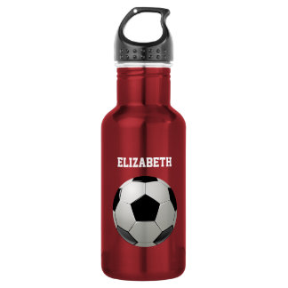 Soccer Football Name customised 532 Ml Water Bottle