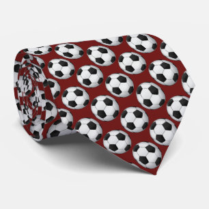 Soccer Football Pattern Tie