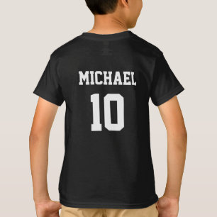 Soccer Football Personalised Name And Number T-Shirt