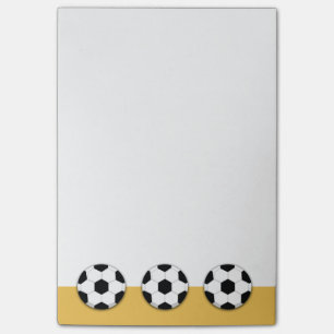 Soccer football PERSONALIZE Post-it Notes