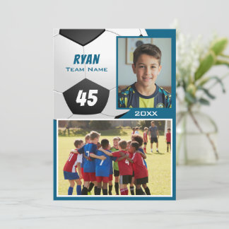 Soccer Football Player 2 Photo Memory Mate