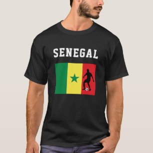 Soccer Football Sport Fan Senegal Senegalese Flag T-Shirt