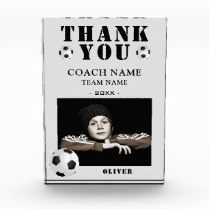 Soccer Football Sports Coach  Photo Block