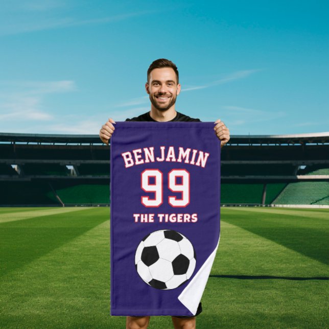 soccer Football sports towel, coach bath towel (Creator Uploaded)