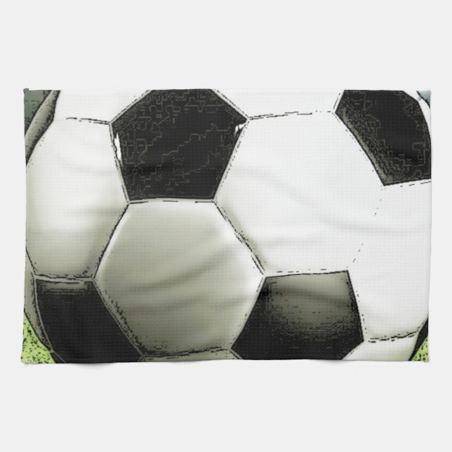 Soccer - Football Tea Towel (Horizontal)