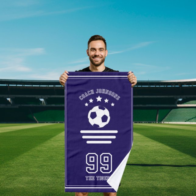 Soccer football team player coach Towel (Creator Uploaded)