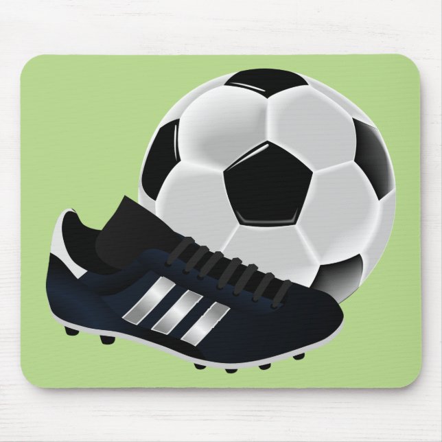 Soccer / Football theme soccer ball Mouse Mat (Front)