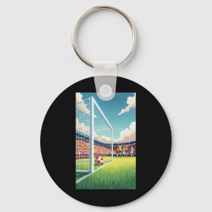 Soccer Footll Game Sport Ll Field Play Free Kick Key Ring
