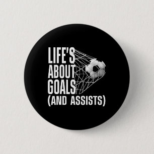 Soccer For Men Women Soccer Lovers Player Football 6 Cm Round Badge
