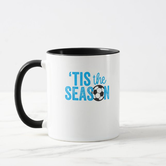 Soccer For Teen Girls Tis The Season Mug (Left)