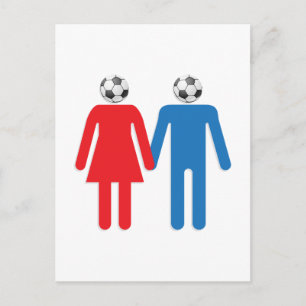 SOCCER FOREVER POSTCARD
