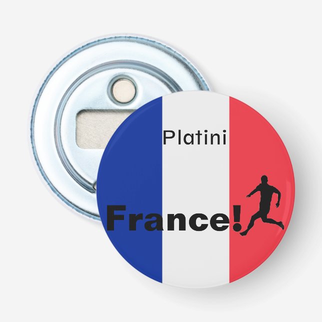 Soccer France, customisable Bottle Opener (Front)