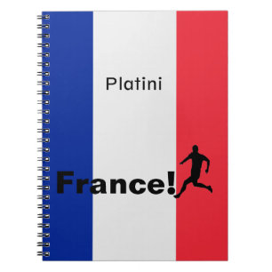 Soccer France, customisable Notebook