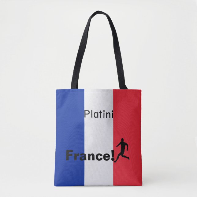 Soccer France, customisable Tote Bag (Front)