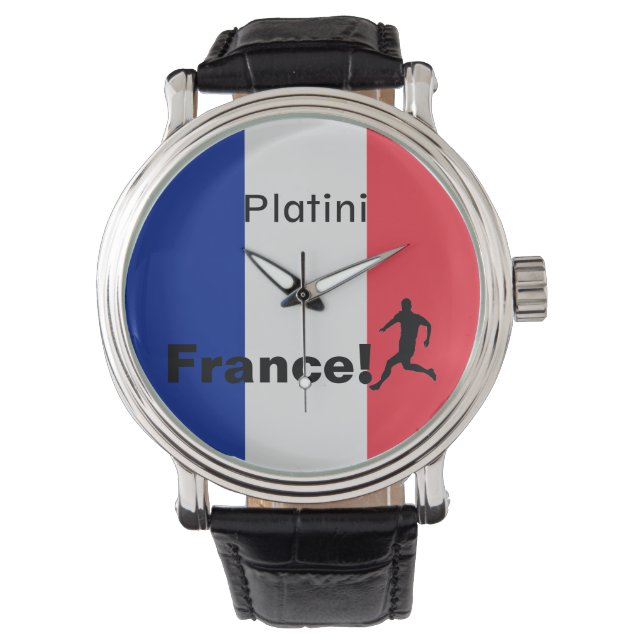 Soccer France, customisable Watch (Front)