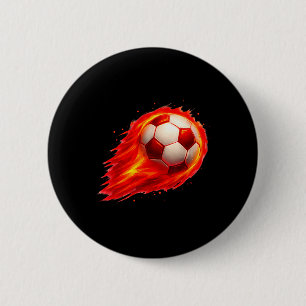 Soccer Fun Colorful Effect Tie Dye Black Yellow So 6 Cm Round Badge
