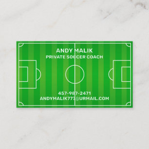 Soccer Futball Business Card