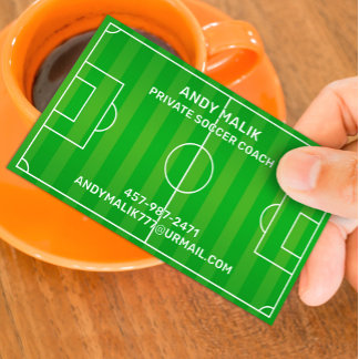 Soccer Futball Business Card