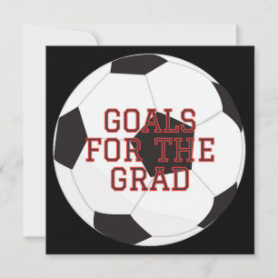 Soccer Futbol Graduation Guest Book Advice Cards