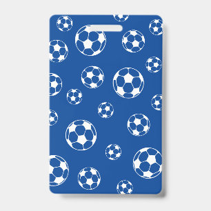 soccer futbol Teacher Hall Pass school colours ID Badge