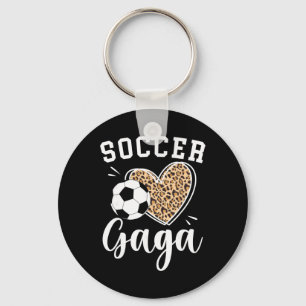 Soccer Gaga Heart Grandma Gaga Of A Soccer Player Key Ring