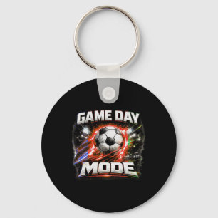 Soccer Game Day Mode Fan Stadium Ready Footll Supp Key Ring