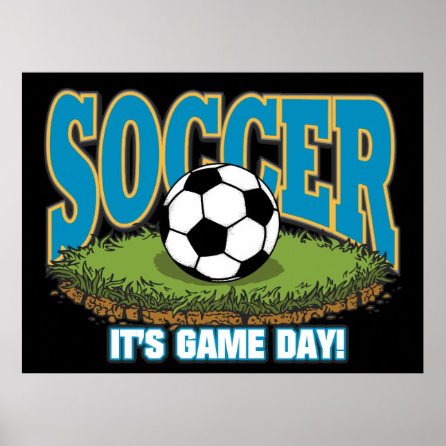 Soccer Game Day Poster (Front)